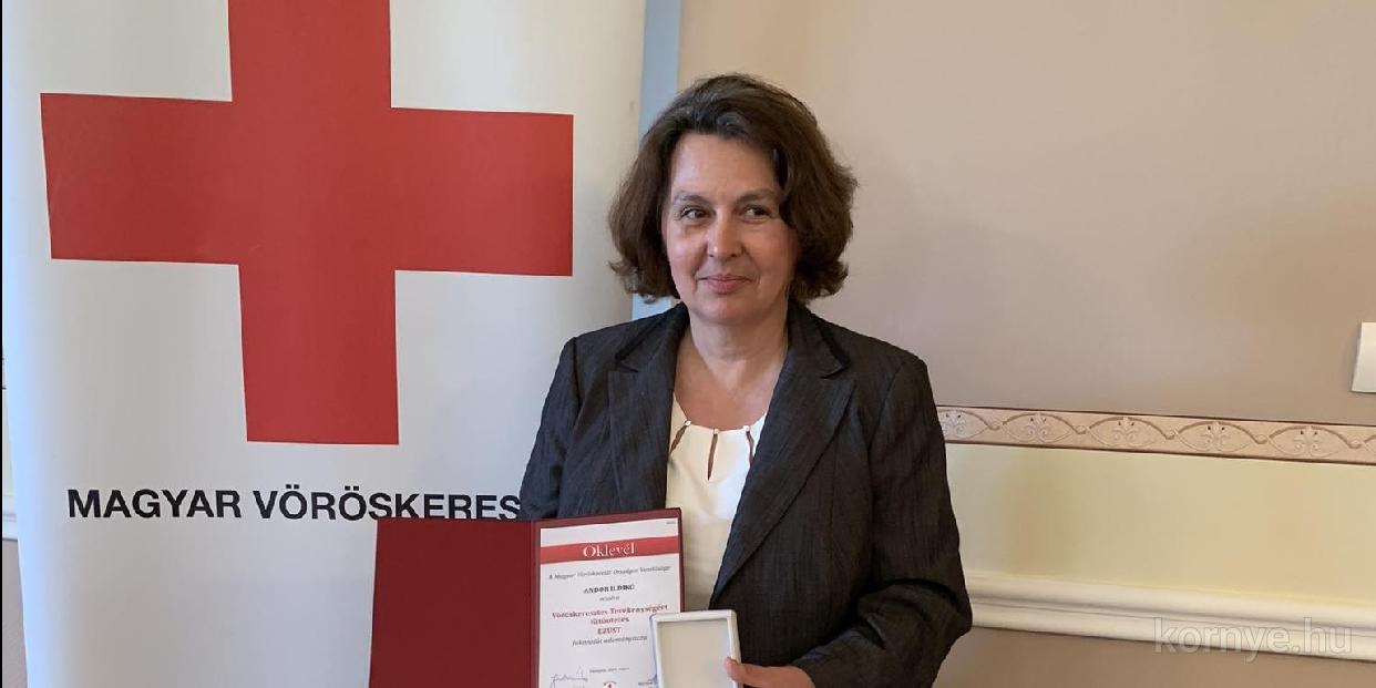 Ezüst fokozatú kitüntetés Andor Ildikónak